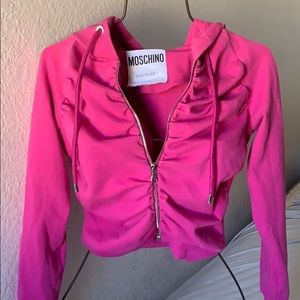 MOSCHINO crop sweater